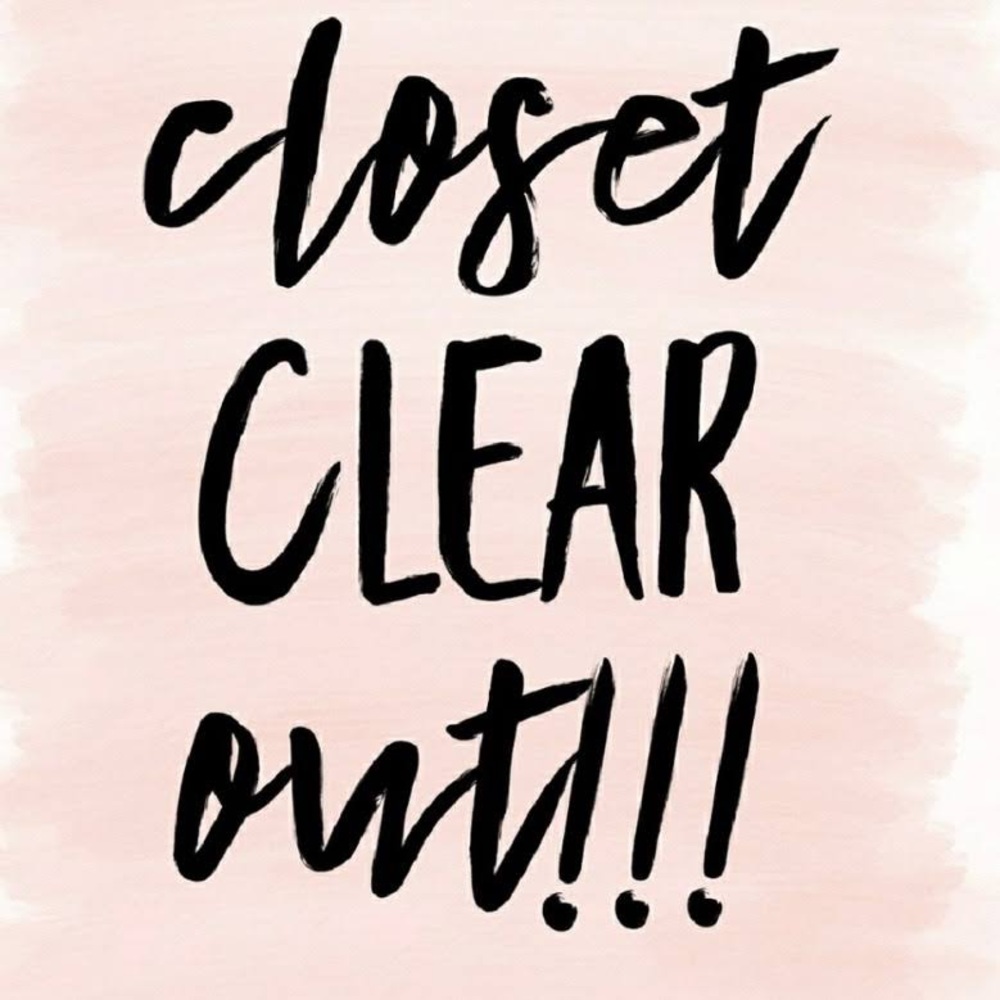 Closet Clean Out!